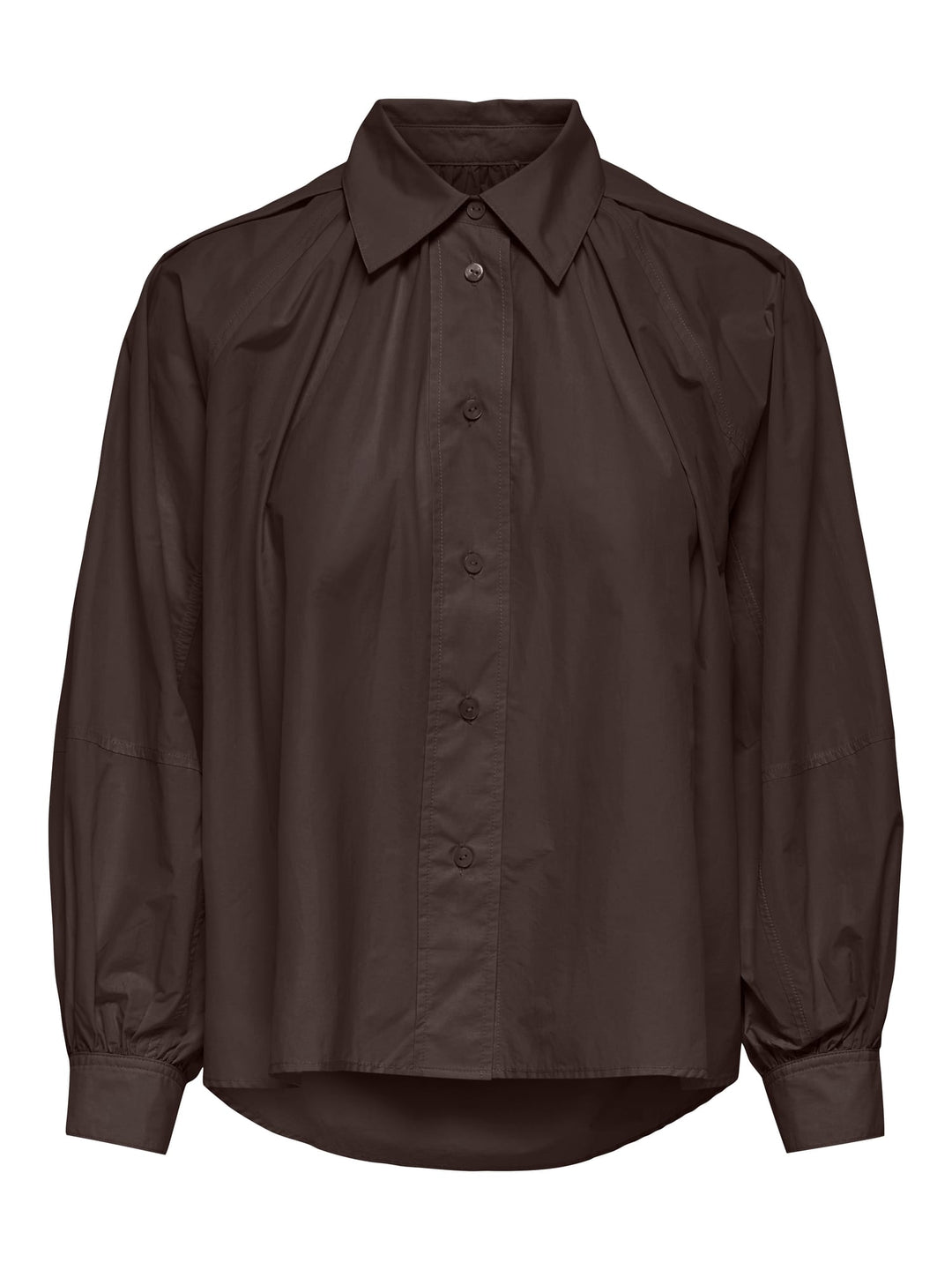 Only 15370568 River blouse l/m bruin – dames