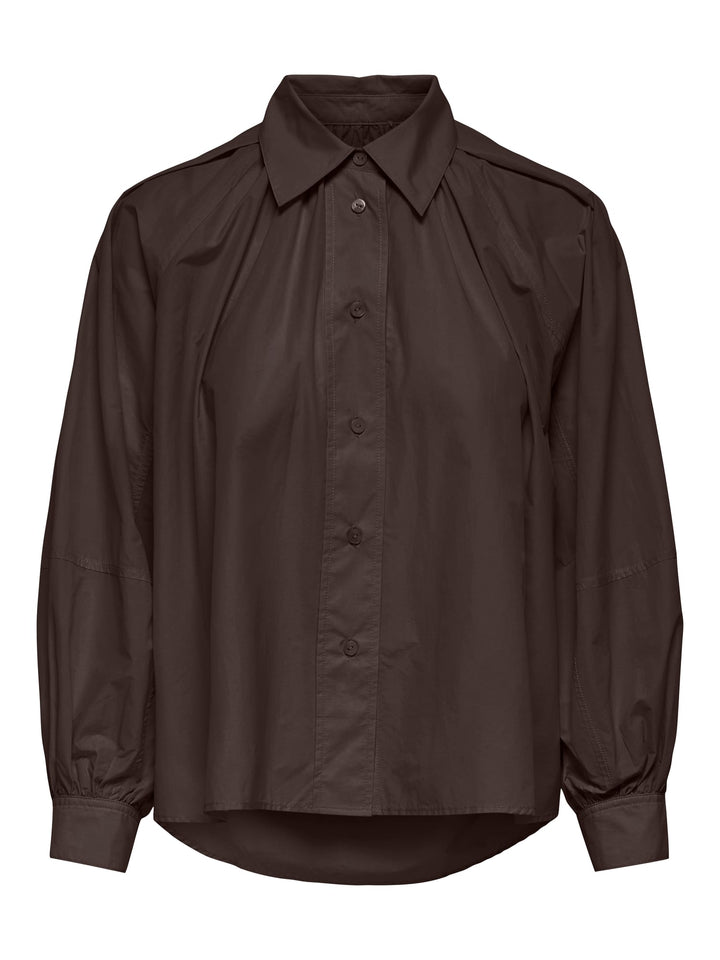 Only 15370568 River blouse l/m bruin – dames