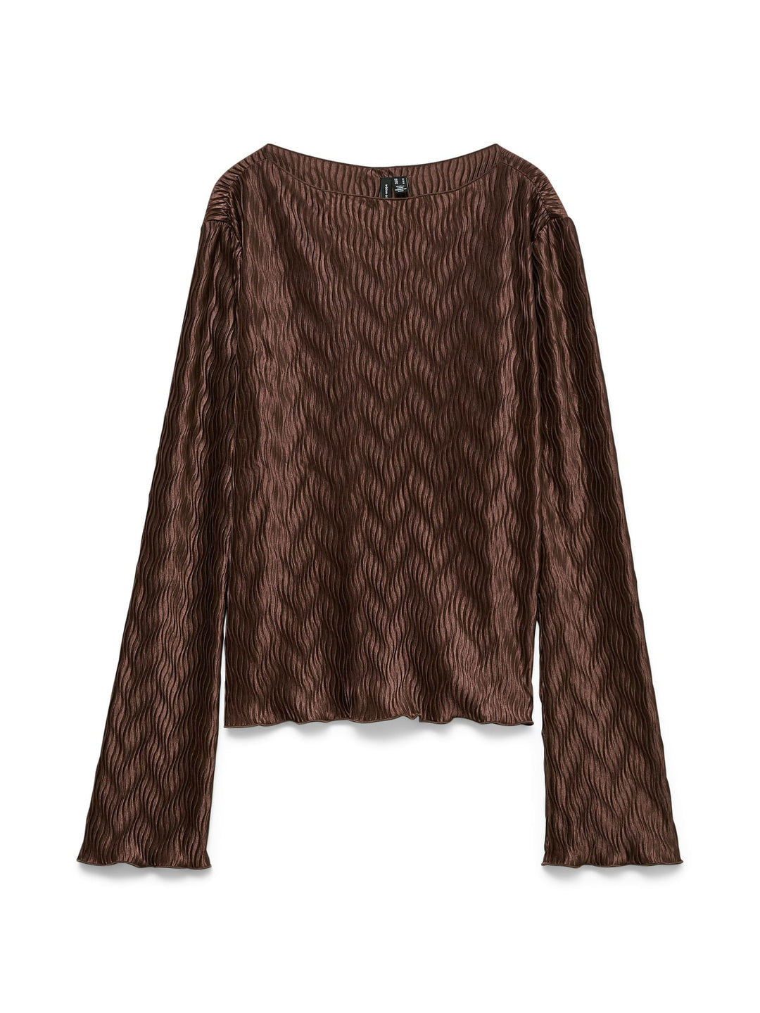 VERO MODA 10345447 Ruby t-shirt l/m bruin