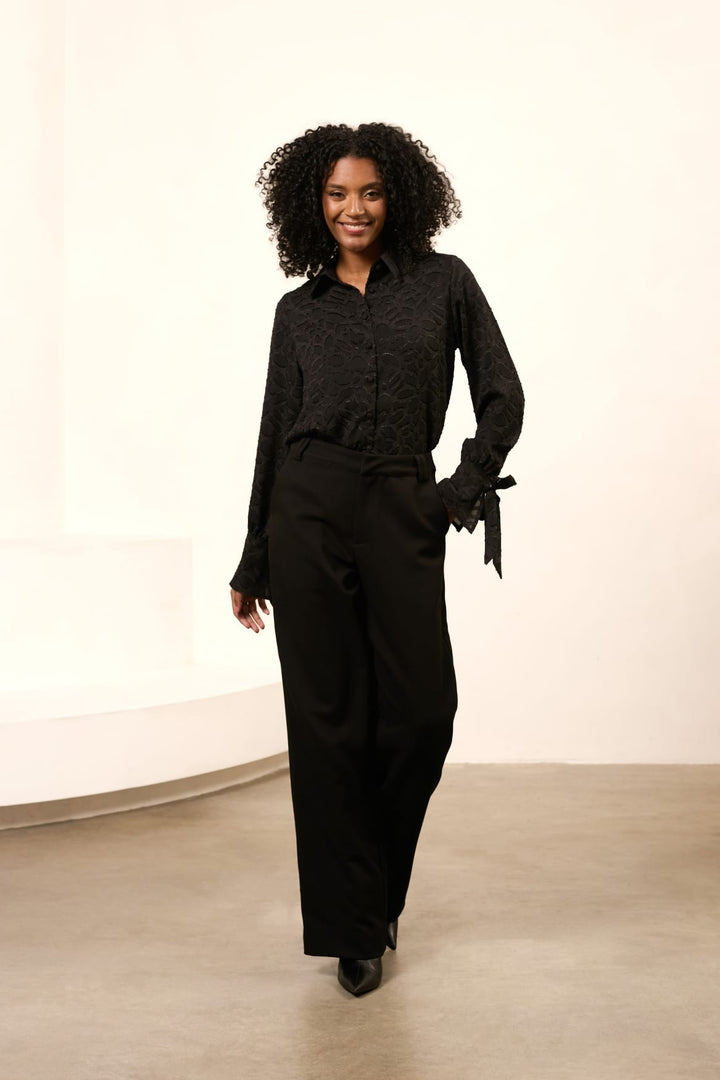 Lofty Manner Blouse Mette - dames zwart