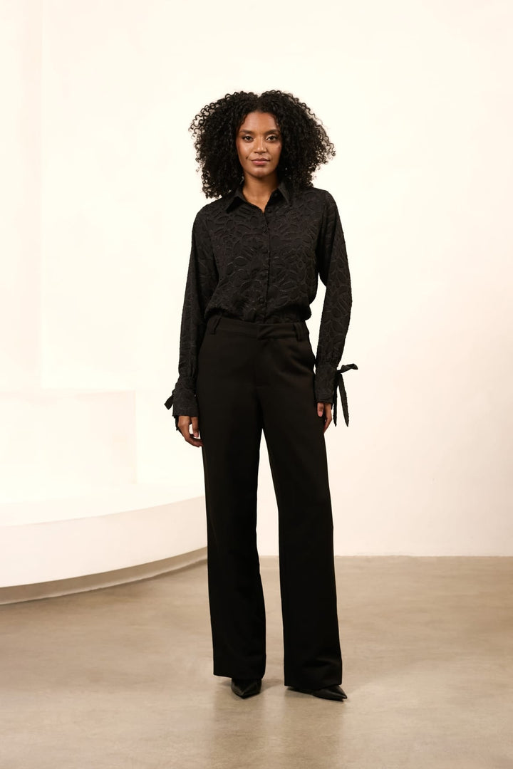 Lofty Manner Blouse Mette - dames zwart