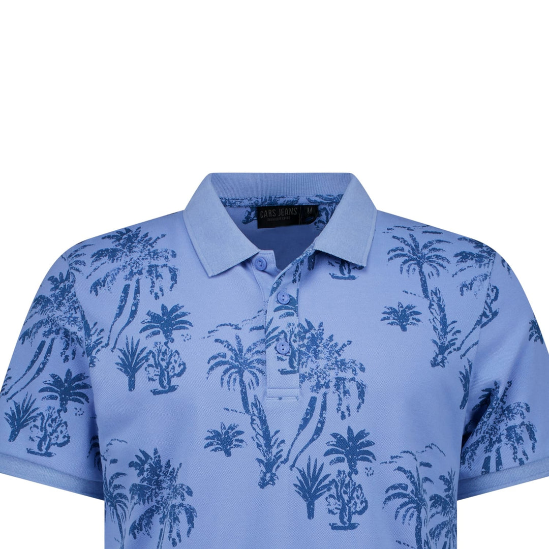 Cars men Polo Somo blauw dessin – heren