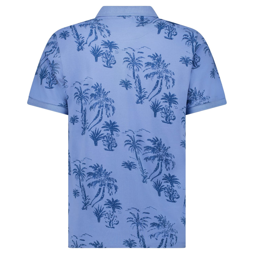 Cars men Polo Somo blauw dessin – heren