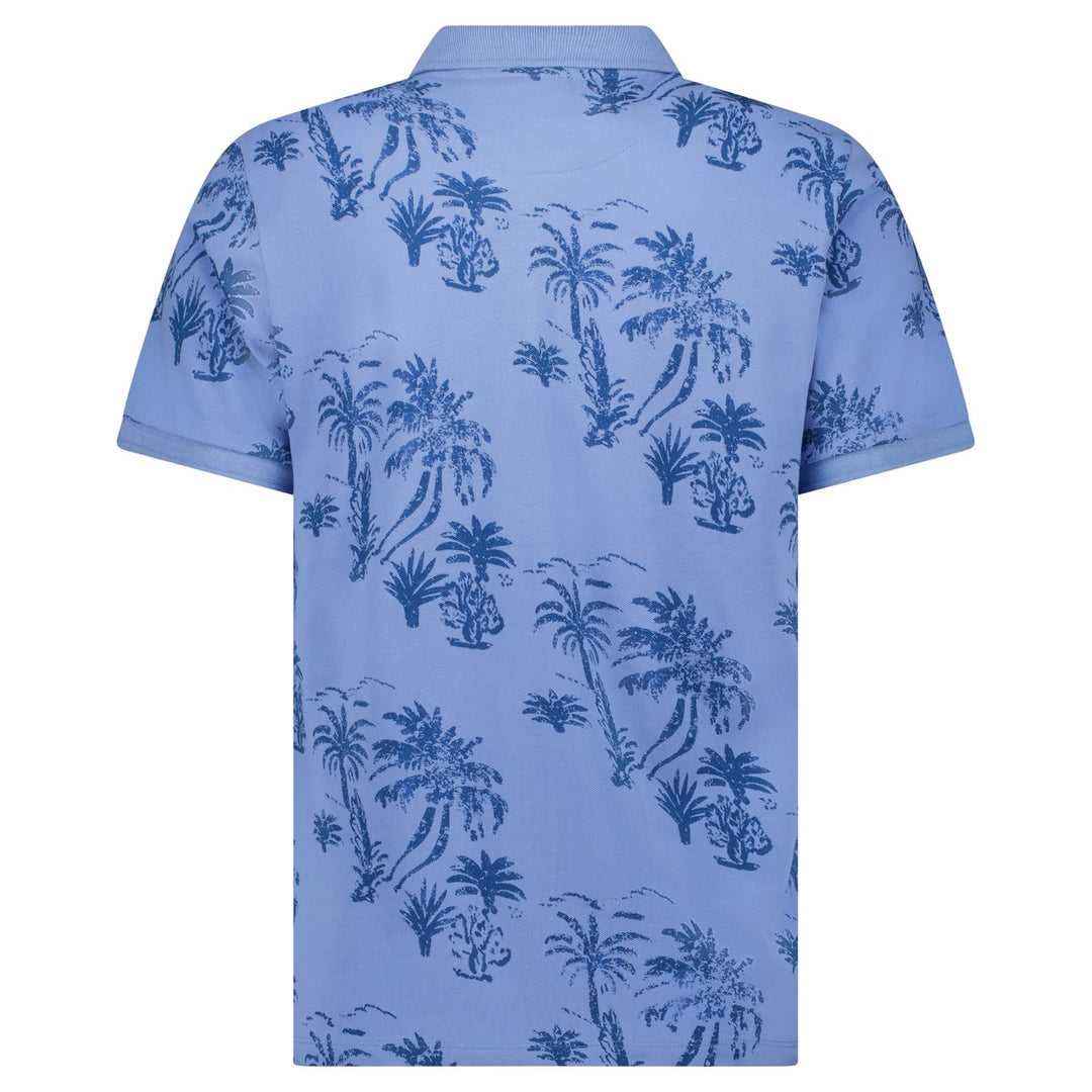 Cars men Polo Somo blauw dessin – heren