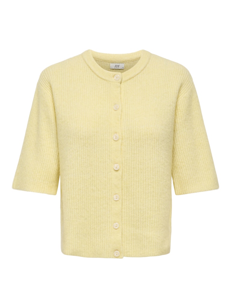 Jacqueline de Yong 15375964 Catty vest gebreid geel