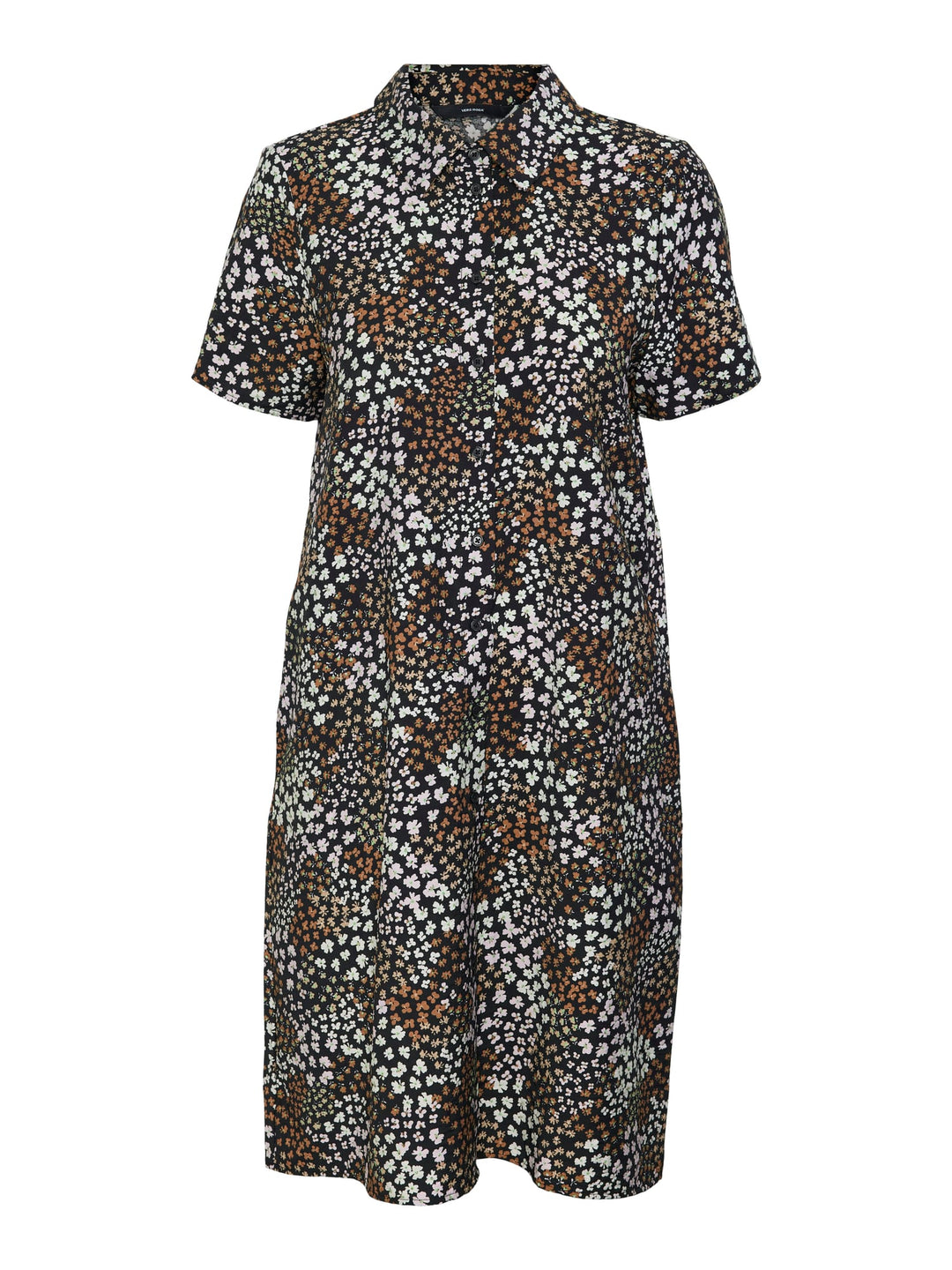 VERO MODA 10267832 Anea jurk kort dames zwart dessin