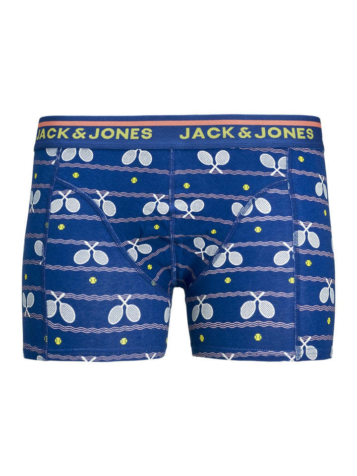 Jack & Jones JACBAT TRUNKS STS boxershort blauw dessin – heren