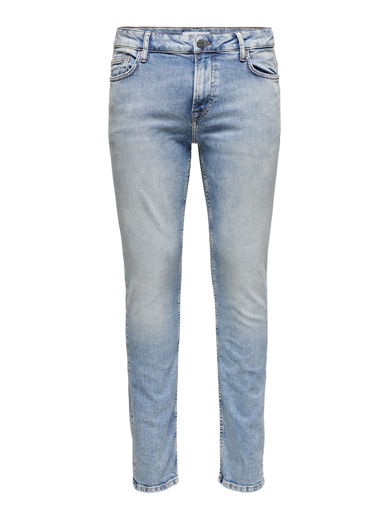 ONLY & SONS loom slim fit jeans blauw denim – heren - Blue Denim - L34