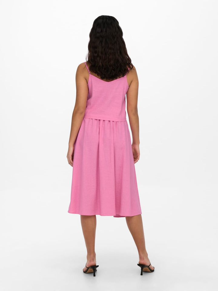 Only ONLCARO Strap Top roze – dames singlet