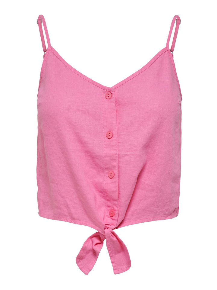 Only ONLCARO Strap Top roze – dames singlet
