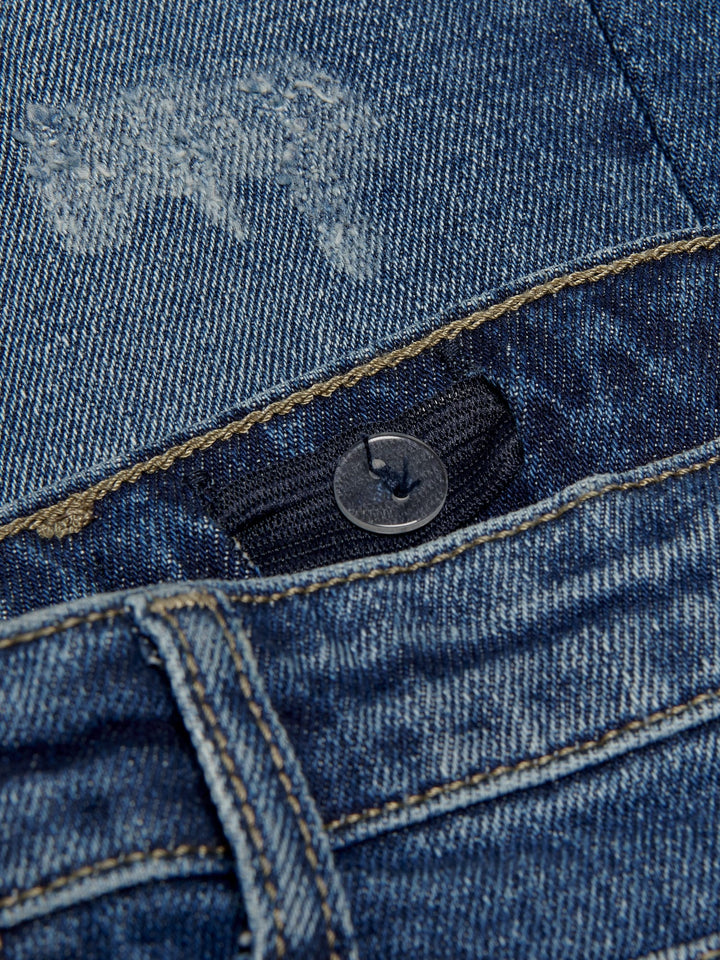 Kids Only Calla mom fit jeans blauw denim – meisjes - Blue Denim
