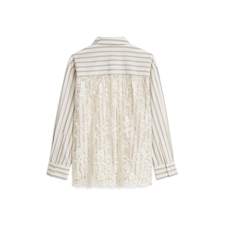 Summum blouse l/m ecru dessin – dames