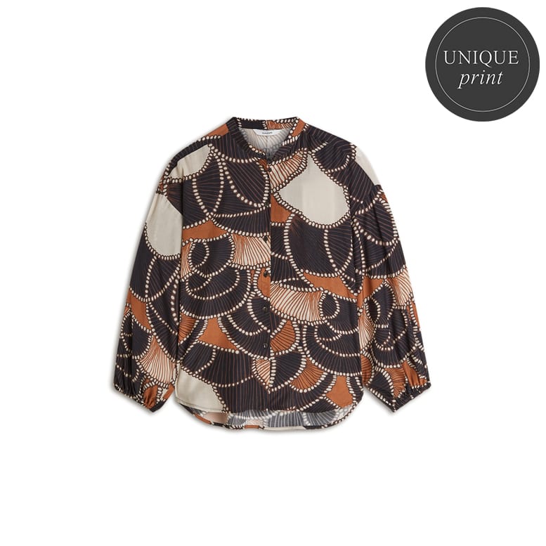 Summum blouse l/m bruin – dames