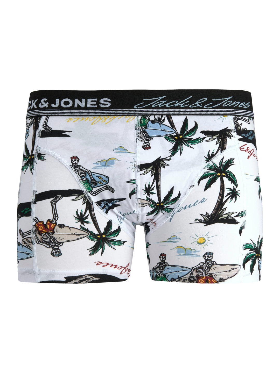 Jack & Jones 12210102 ryder boxershort – heren - Wit Dessin