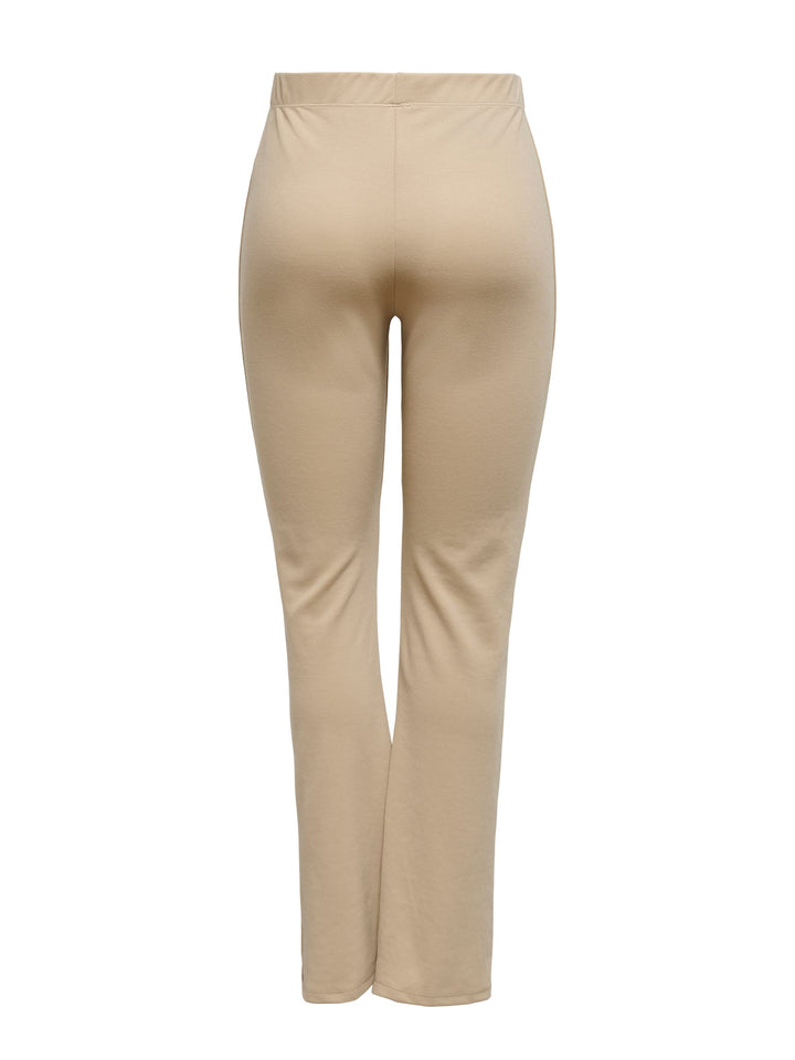 Only ONLFEVER FLARED SLIT PANT JRS - lange broek dames - Zand