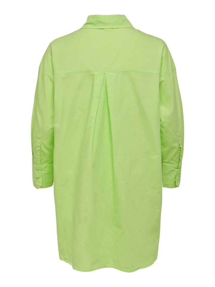 Only blouse l/m dames groen – ONLDORA LS LOOSE SHIRT