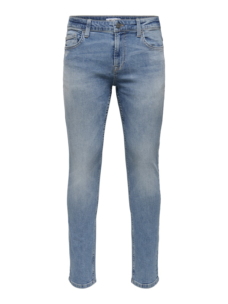 ONLY & SONS Loom slim fit jeans blauw – heren - Blue Denim - L34
