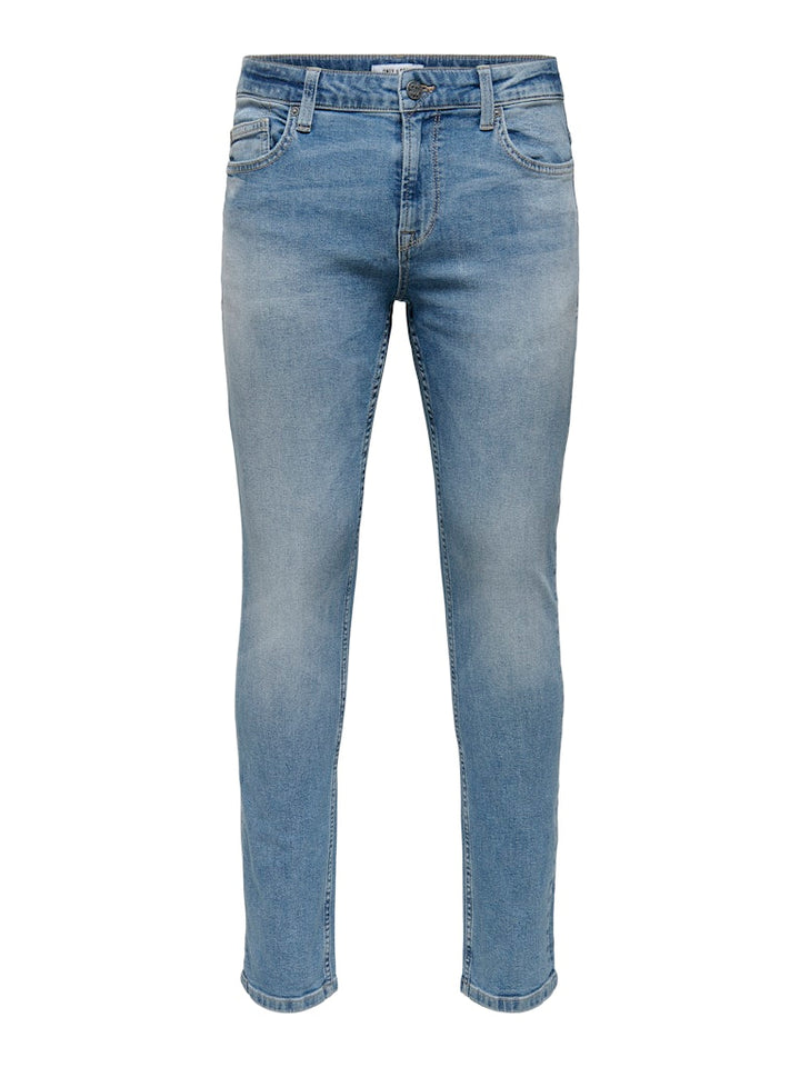 ONLY & SONS Loom slim fit jeans blauw – heren - Blue Denim - L34