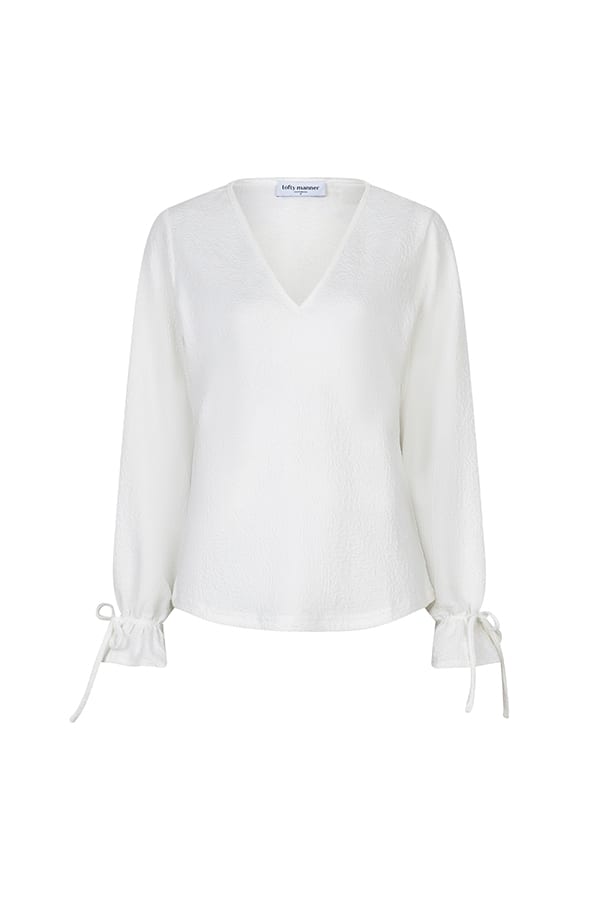 Lofty Manner Top Lumi - dames top off-white