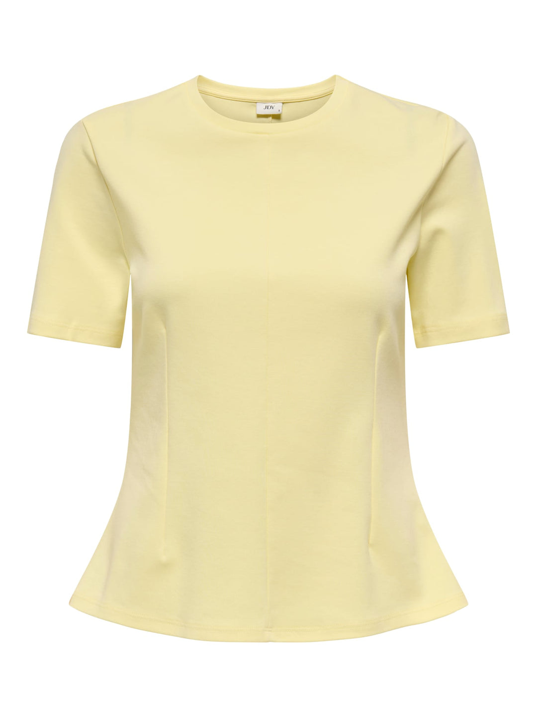 Jacqueline de Yong JDYEVA S/S TOP JRS licht geel – dames t-shirt