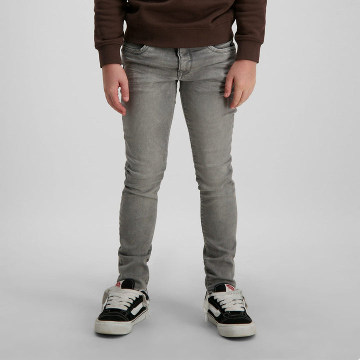 Cars boys burgo jog jeans slim fit – jongens - Grey Denim