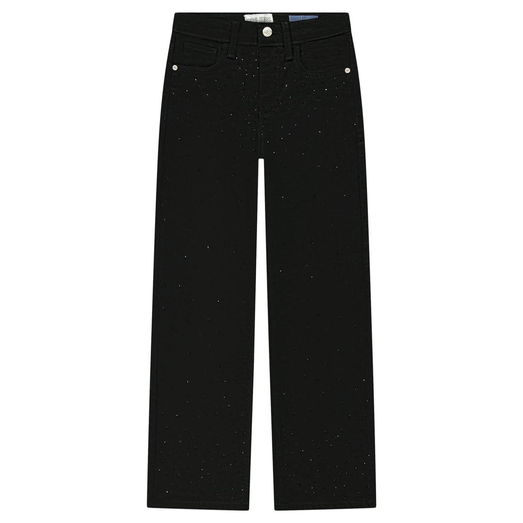 Cars Girls jeans bootcut flare fit zwart – meisjes