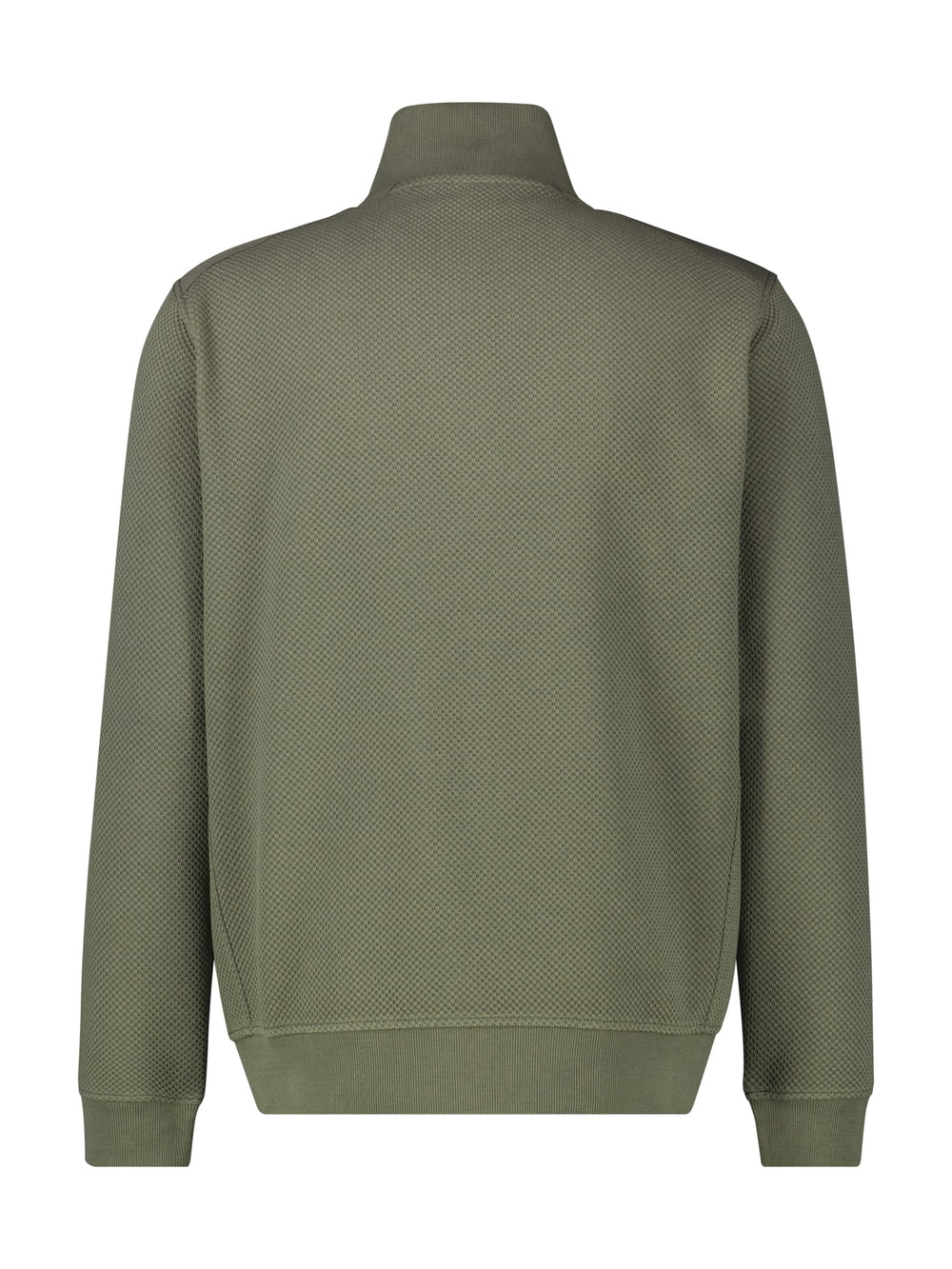 Lerros vest sweat heren olijf