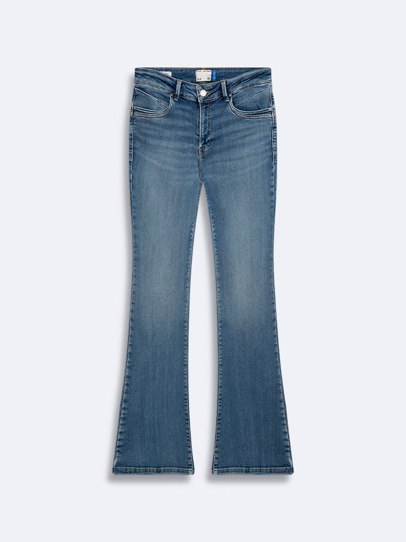 LTB Novi jeans bootcut flare fit dames - blue denim - L30