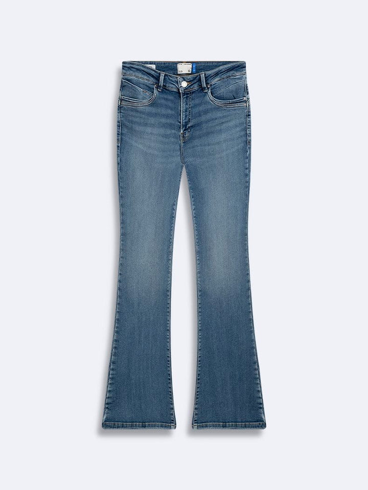 LTB Novi jeans bootcut flare fit dames - blue denim - L30