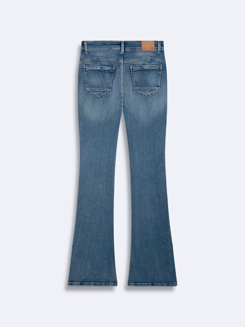 LTB Novi jeans bootcut flare fit dames - blue denim - L30
