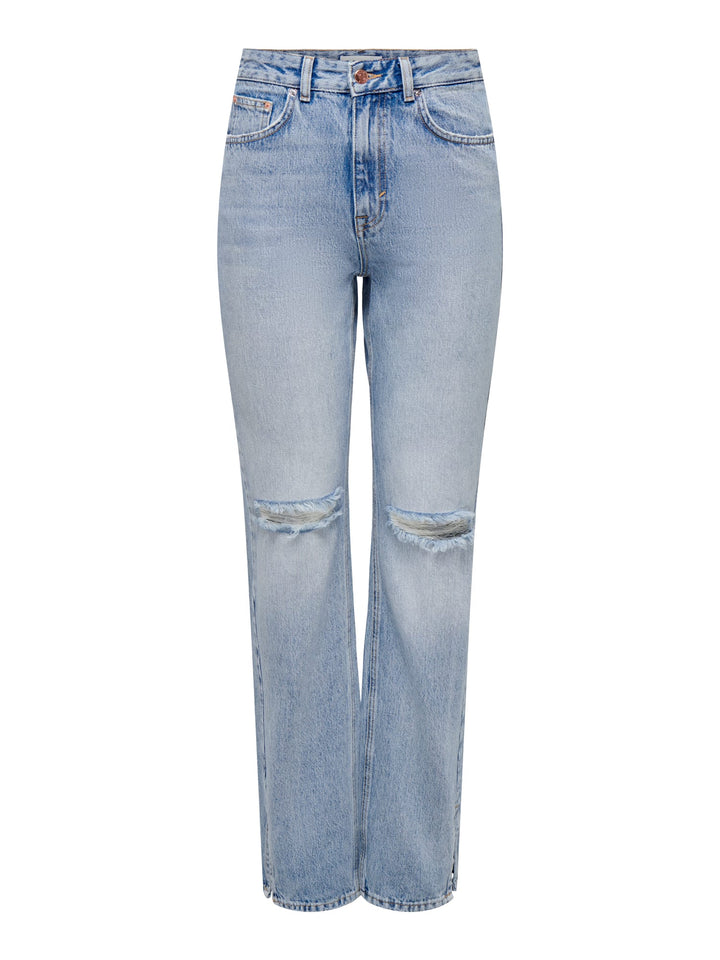 Only Billie jeans regular-straight fit – dames - Blue Denim - L34