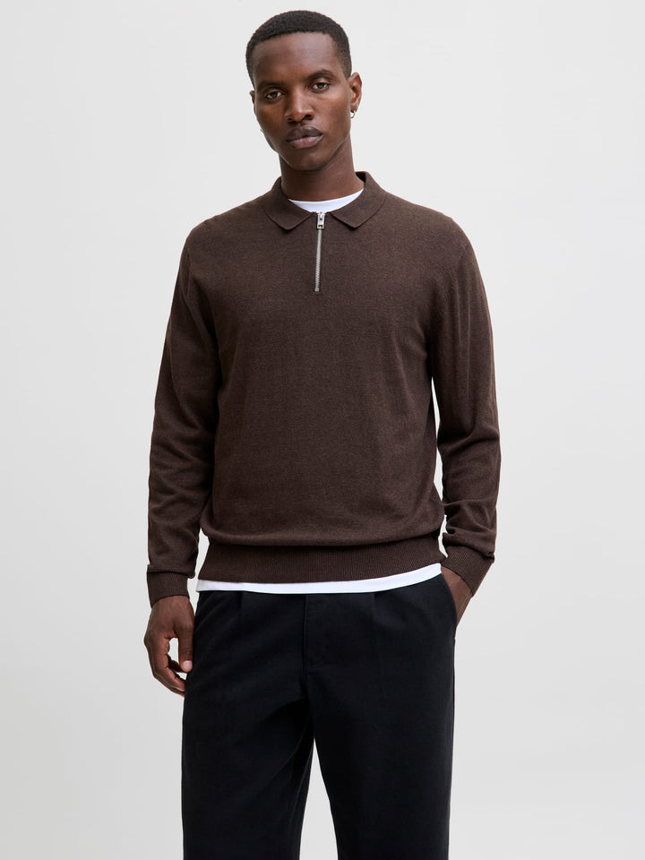 Jack &amp; Jones 12268210 Emil trui bruin – heren