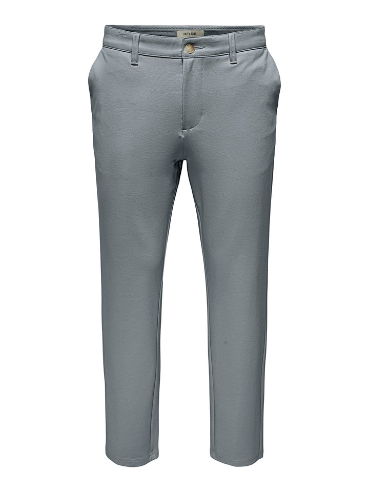 ONLY & SONS ONSMARK TAPERED MELANGE broek lichtblauw – heren - L32