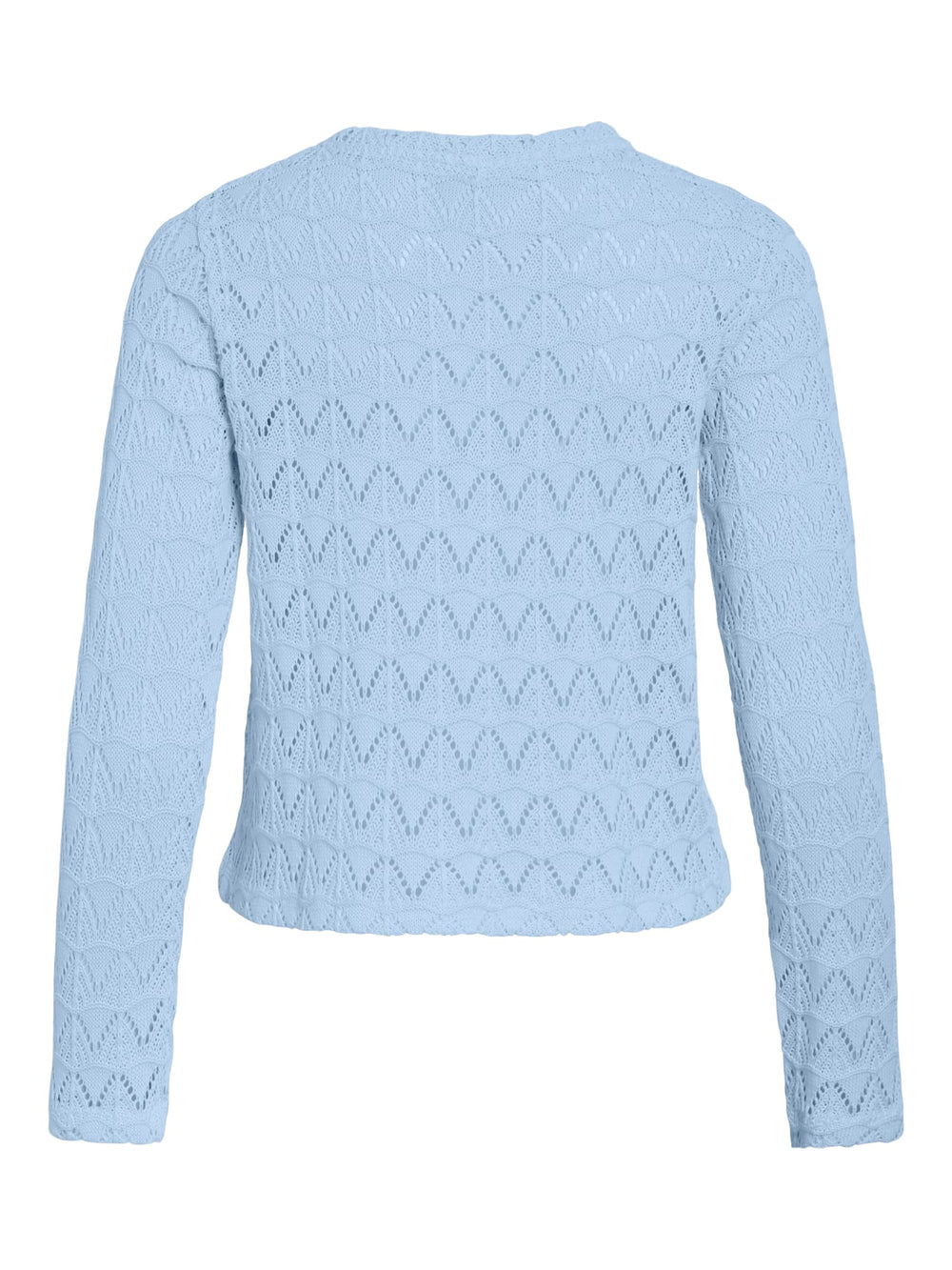 Vila 14114983 Citra vest gebreid dames lichtblauw
