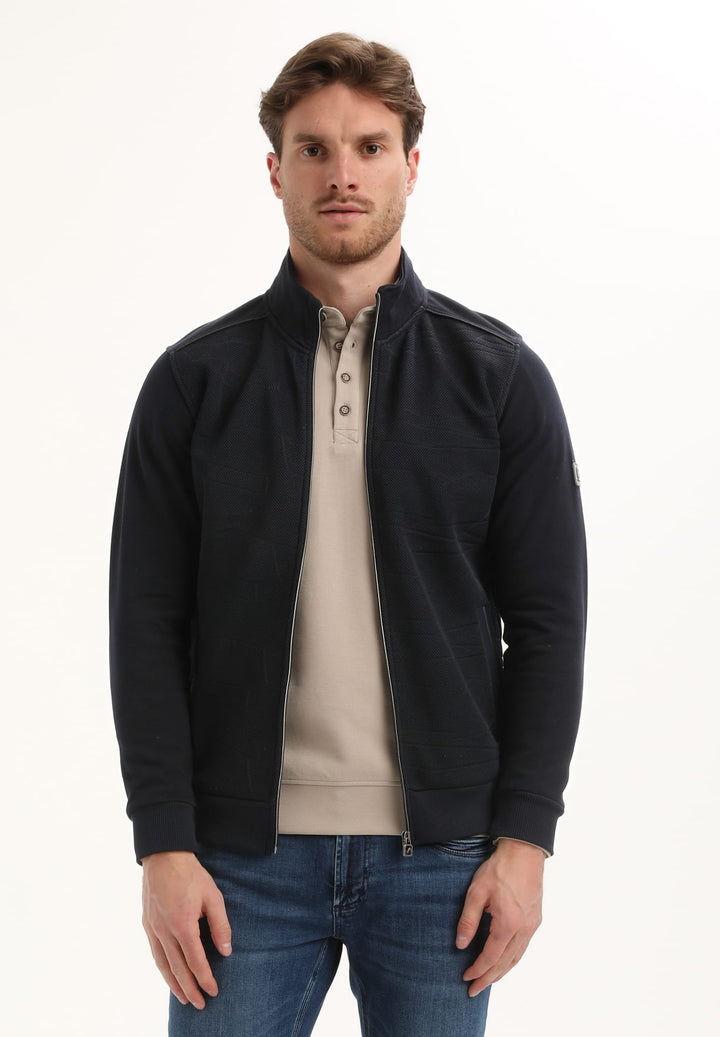 Gabbiano men vest sweat navy – heren
