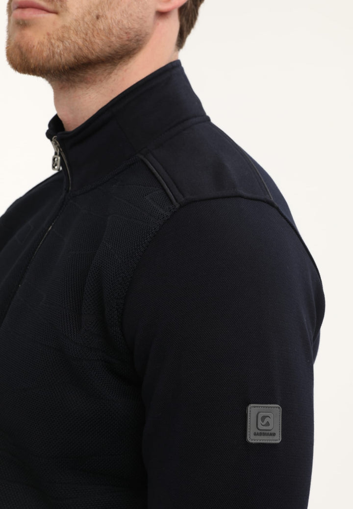 Gabbiano 425745 vest sweat heren navy