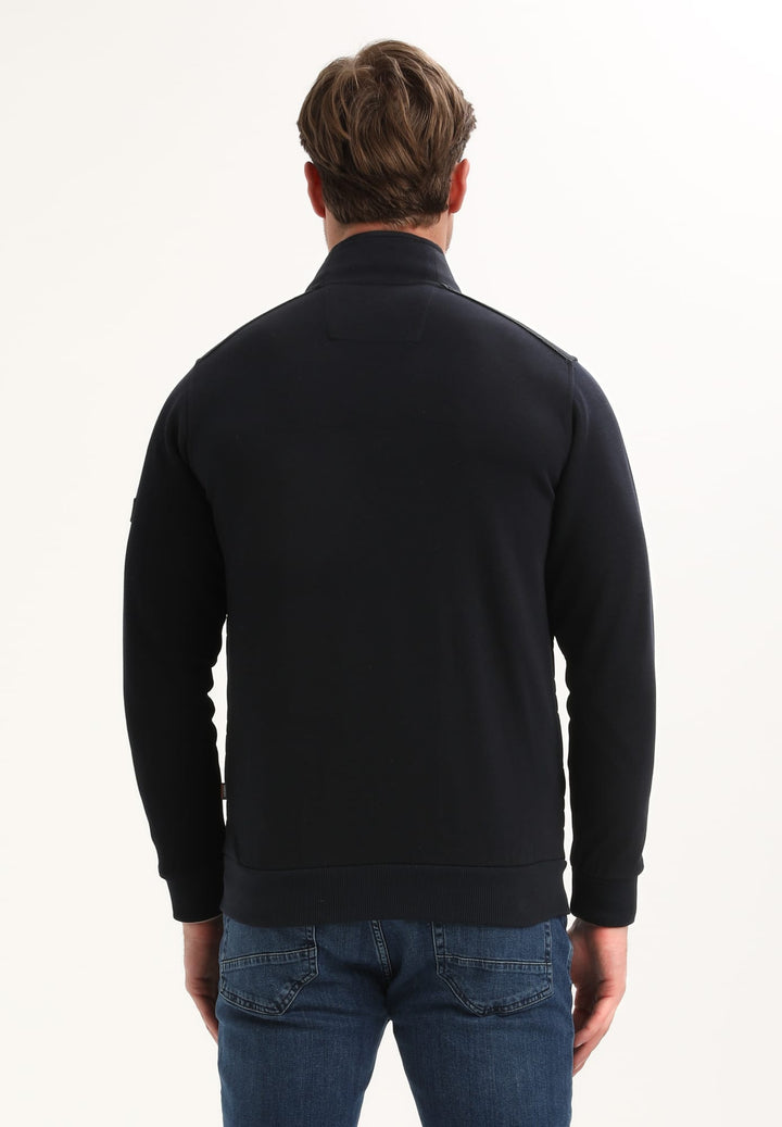 Gabbiano men vest sweat navy – heren