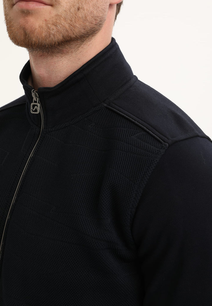 Gabbiano men vest sweat navy – heren