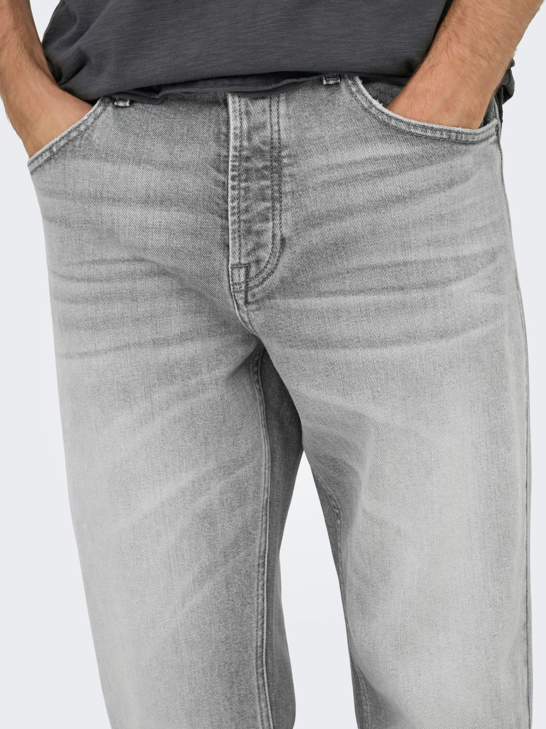 ONLY & SONS 22033823 Edge jeans grey denim – heren - L30