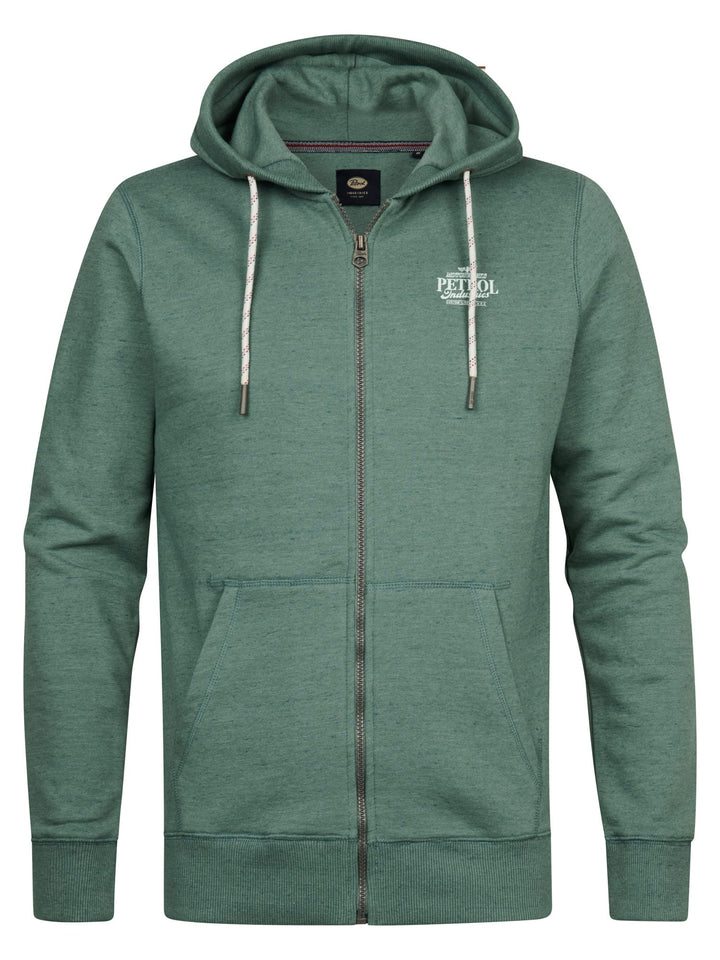Petrol men M-1060-SWH319 vest sweat heren oud groen