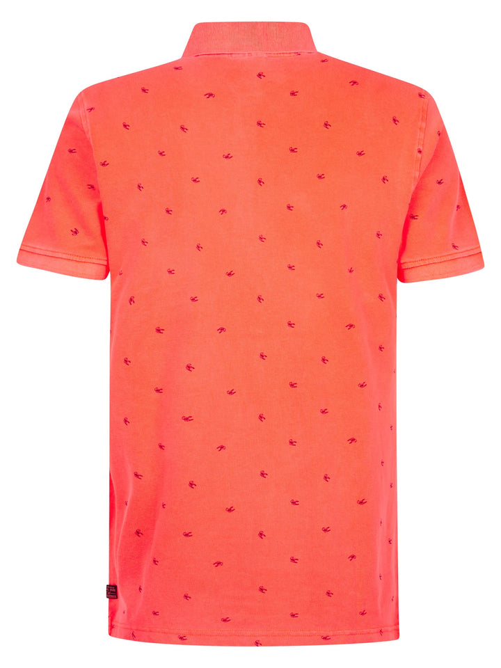 Petrol men M-2060-POL921 polo k/m neon oranje – heren