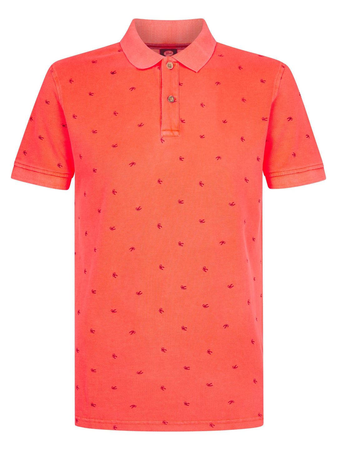 Petrol men M-2060-POL921 polo k/m neon oranje – heren