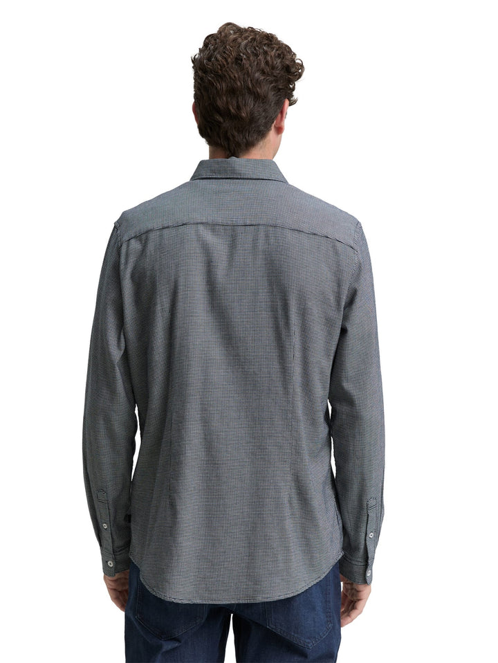 Tom Tailor Slim Fit overhemd blauw – heren