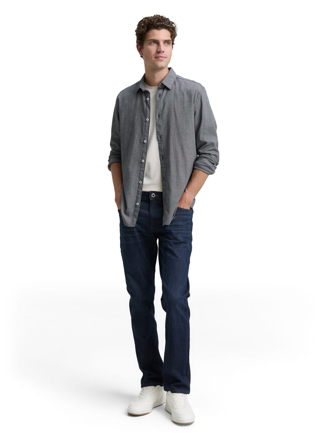 Tom Tailor Slim Fit overhemd blauw – heren