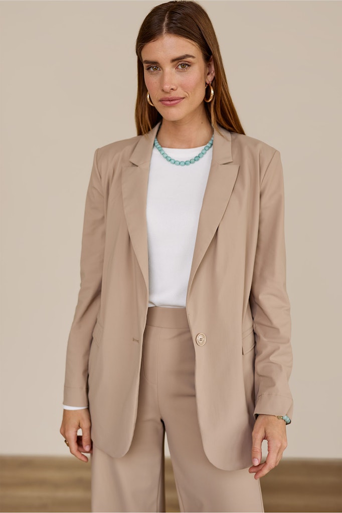 Studio Anneloes Fran blazer licht bruin – dames