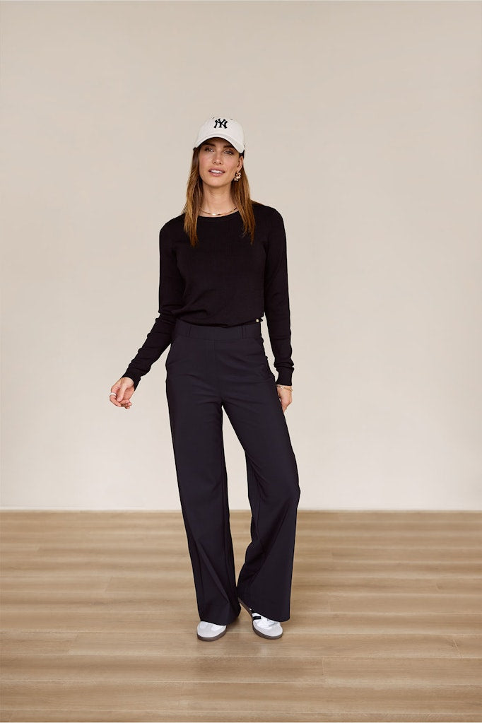 Studio Anneloes 94801 Lexie lange broek dames – zwart