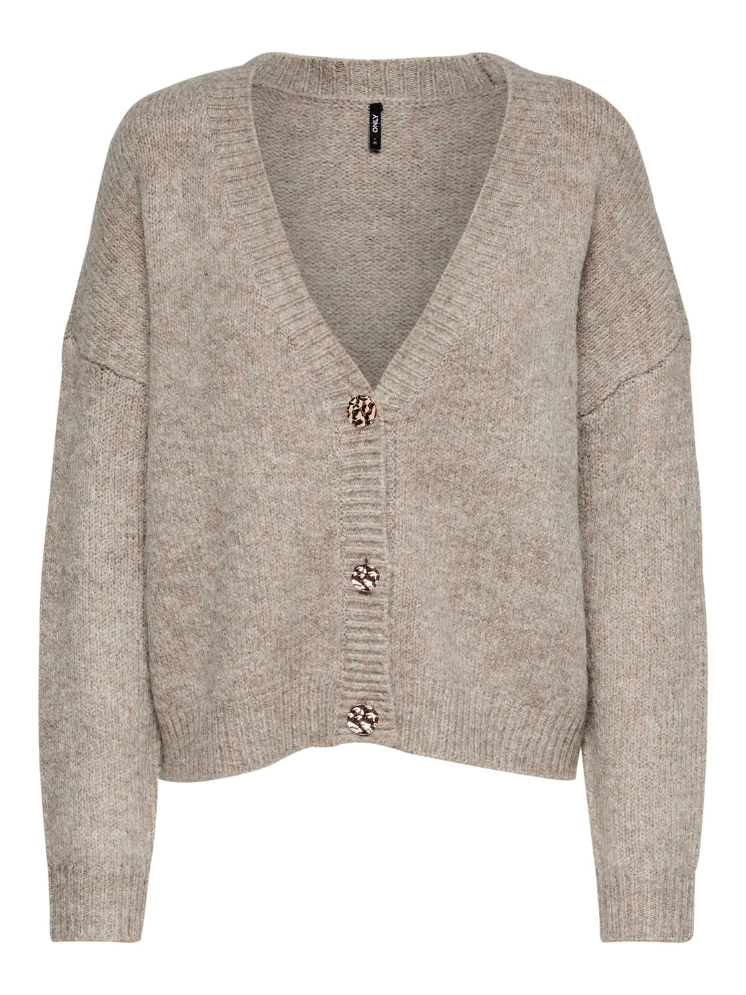 Only Zoey vest gebreid zand – dames