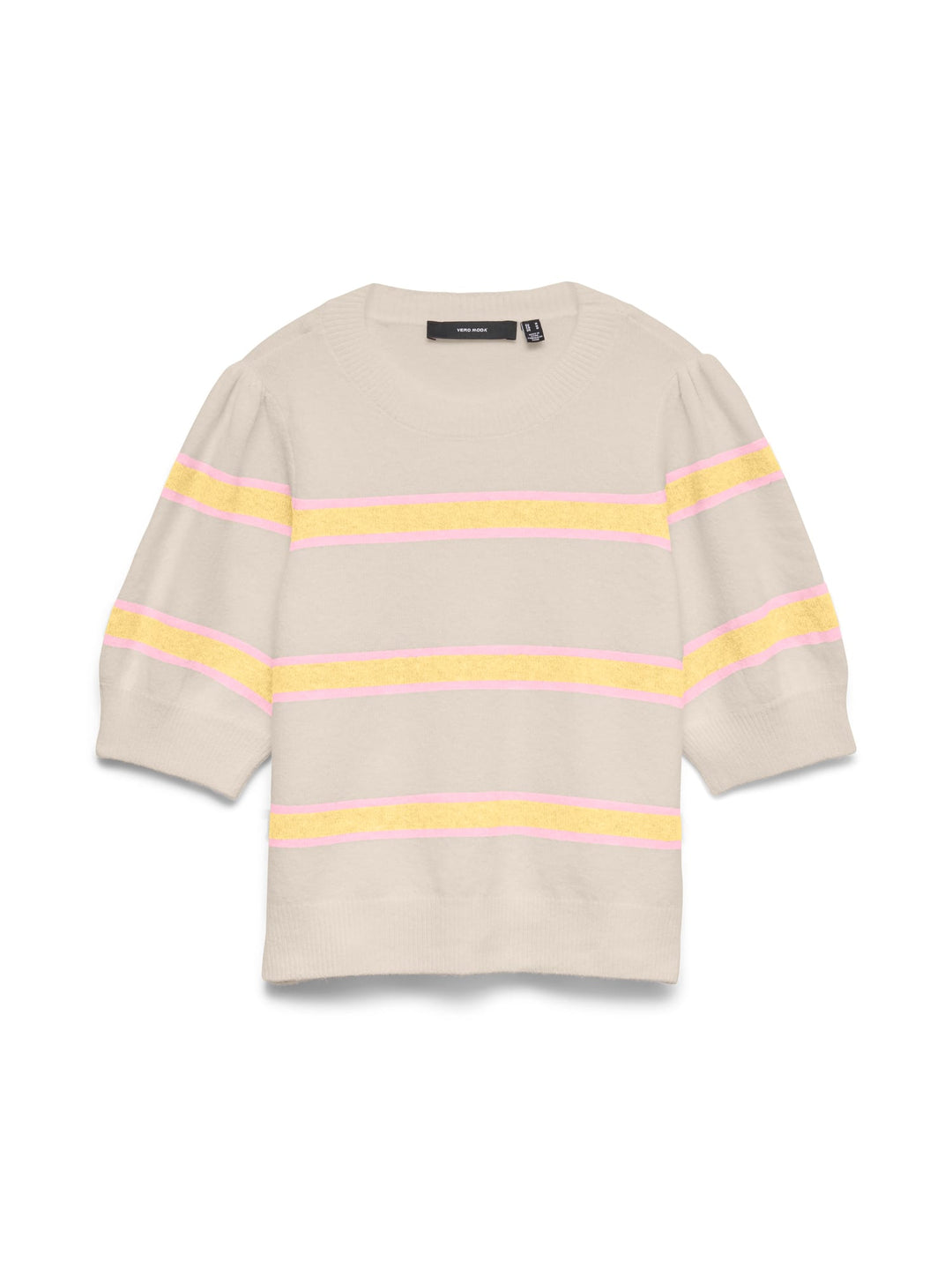VERO MODA Doffy gebreide pullover ecru dessin – dames