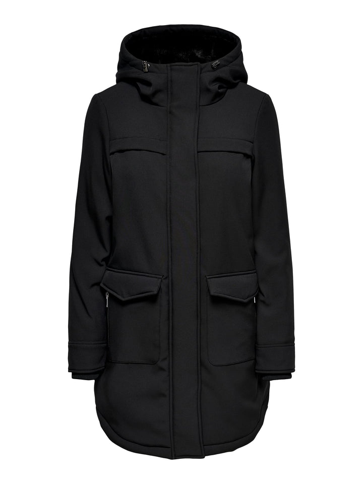 Only ONLmaastricht parka – dames winterjas zwart