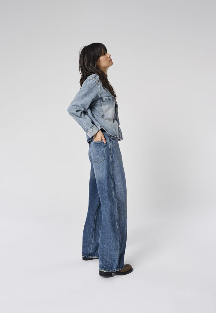 Only 15352198 Taylor jeans low croth-baggy fit blue denim - L30